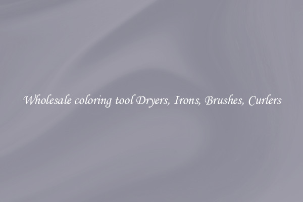 Wholesale coloring tool Dryers, Irons, Brushes, Curlers