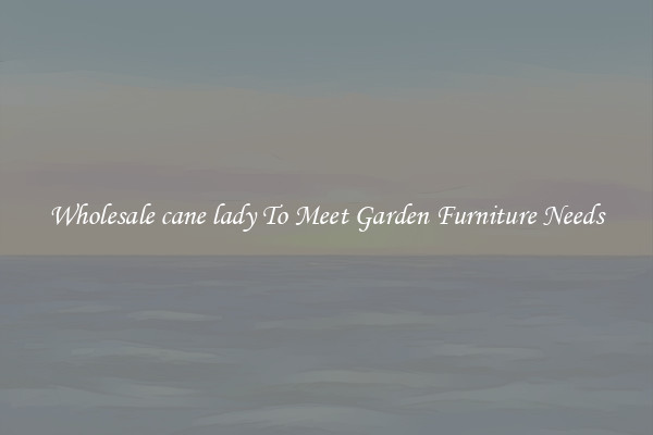Wholesale cane lady To Meet Garden Furniture Needs