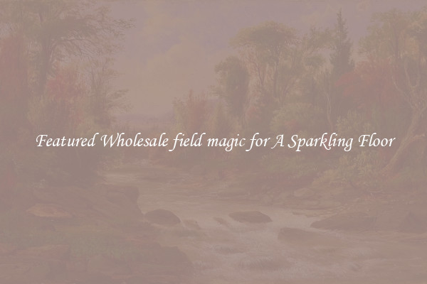 Featured Wholesale field magic for A Sparkling Floor