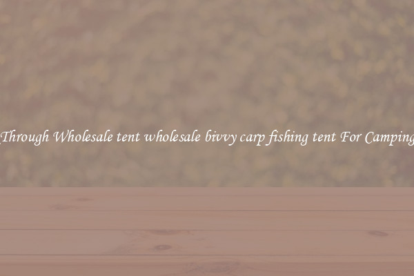Look Through Wholesale tent wholesale bivvy carp fishing tent For Camping Trips