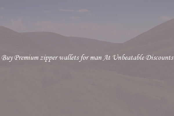 Buy Premium zipper wallets for man At Unbeatable Discounts