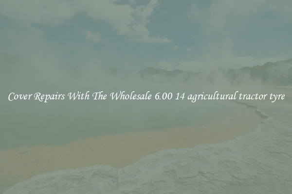  Cover Repairs With The Wholesale 6.00 14 agricultural tractor tyre 
